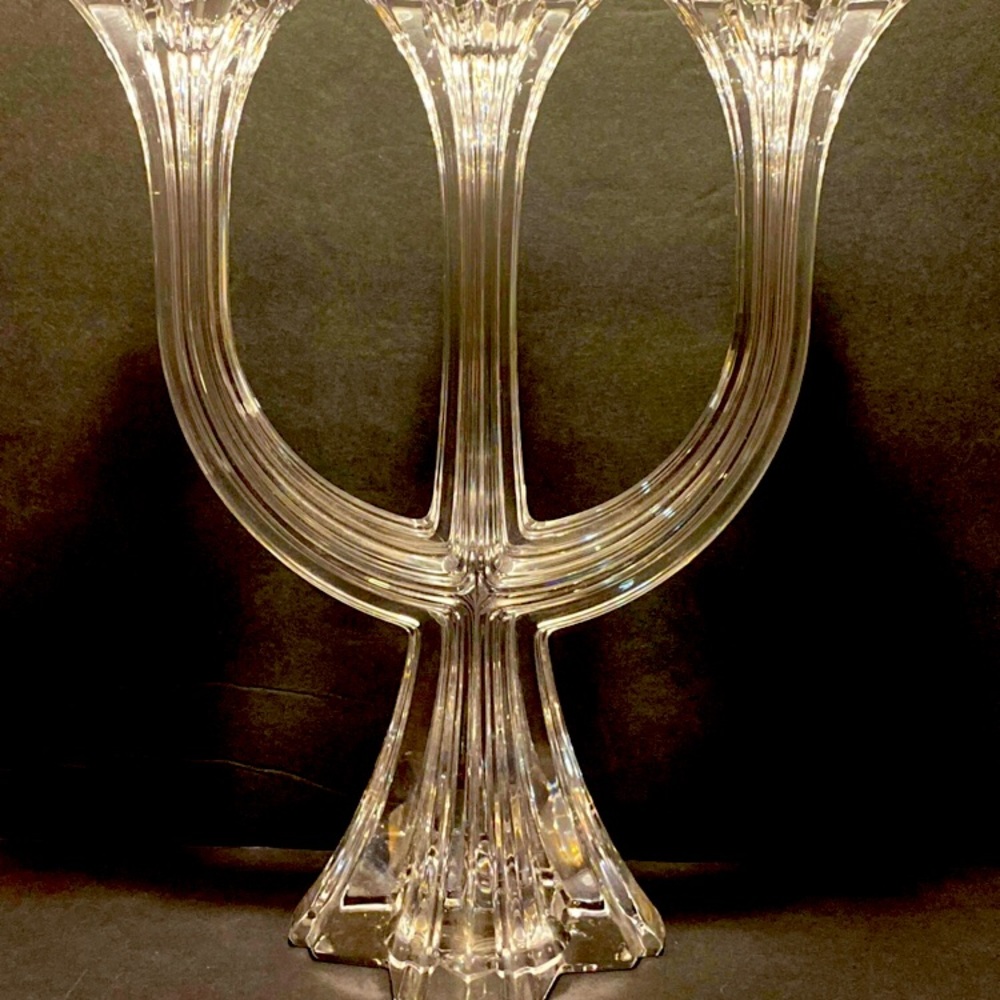 3 Tier Crystal Candelabra